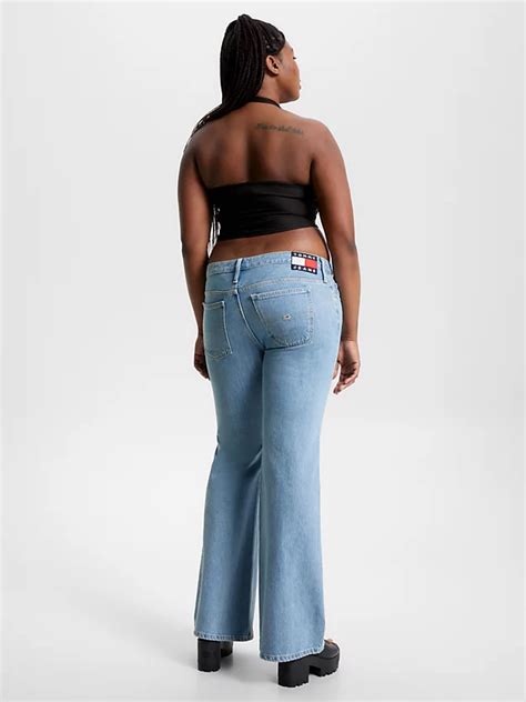 Sophie Low Rise Flared Jeans .